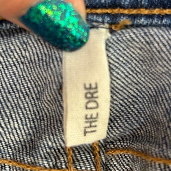 Rag & Bone the Dre Blue Denim & Plaid Flannel Patchwork Jeans Tapered Leg sz 26 - Picture 11 of 15